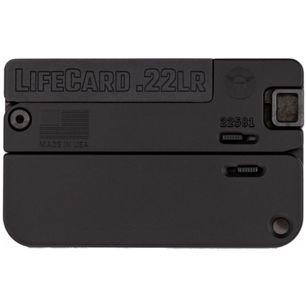 LIFECARD 22LR BLACK/BLACK