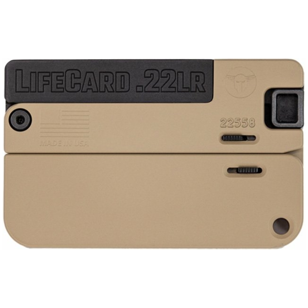 LIFECARD 22LR BLACK/TAN