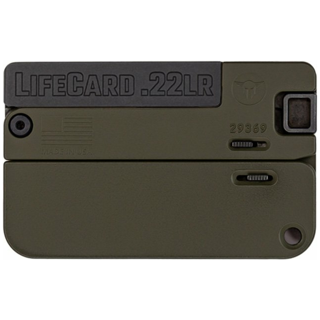 LIFECARD 22LR BLACK/OD GREEN