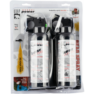 UDAP BS2 Bear Spray OC Pepper Range 30 ft 7.90 oz 2 Pack