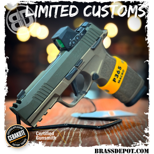 NEW - Sig Sauer P365 XMacro Comp CA | Limited Custom OD Green / Bronze