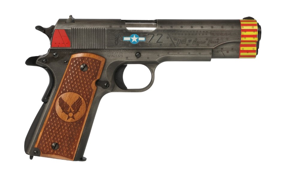 AUTO-ORDNANCE RED TAILS 1911A1 45ACP 5" 7+1 WWII WINGED WARRIORS SERIES 45 ACP