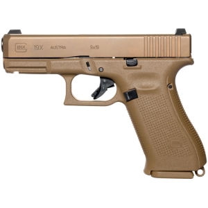 Glock G19X G5 9MM 19+1 4.0" FDE GNS (1)17RD MAG & (2)19RD MAGS 9mm