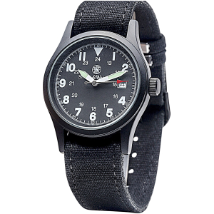 CAMP SWW-1464-BK  MILITARY WATCH 3-STRAPS BLK