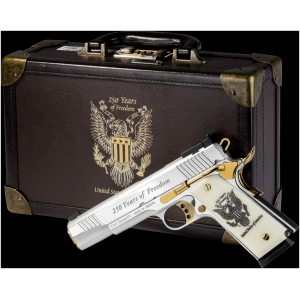 EAA CORP MC1911 250TH 45 ACP MC1911 45ACP 250TH SS/GOLD 5" 250 YEARS OF FREEDOM