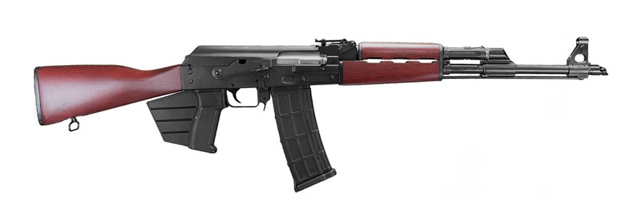 CA legal AK 5.56 - ZASTAVA PAP M90 SERBIAN RED FURNITURE PINNED