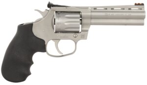Colt King Cobra Target .22 LR 4.25 in matte stainless revolver with black Hogue overmolded grip