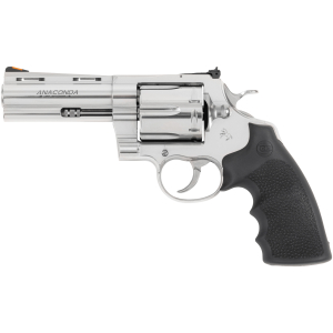 Colt Anaconda .44 Magnum stainless revolver with Hogue rubber grips, 6-shot