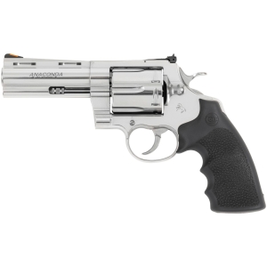 Colt Anaconda .45 Long Colt 4.25in stainless revolver with Hogue rubber grip