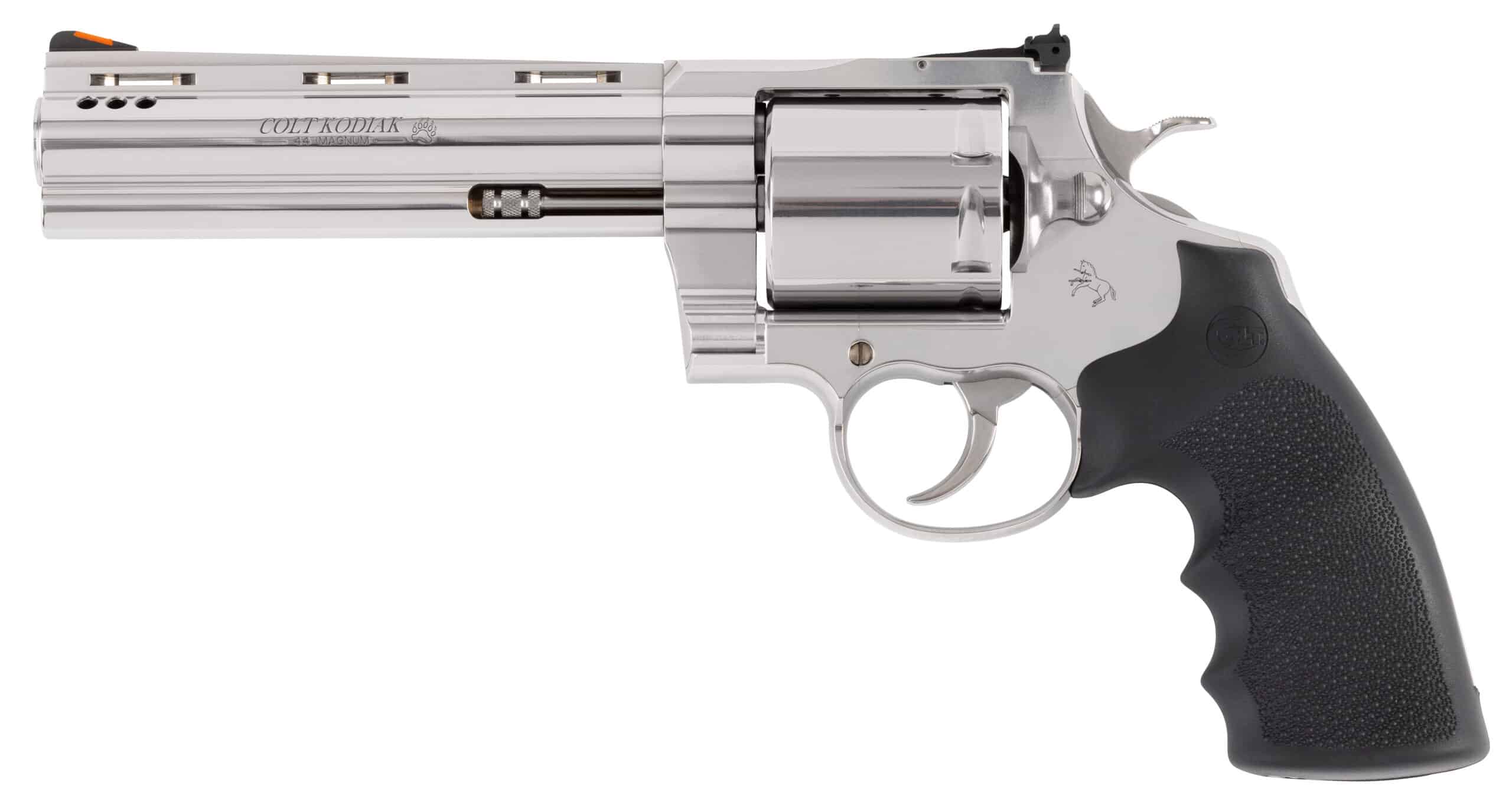 Colt Kodiak .44 Magnum 6-inch stainless revolver with Hogue rubber grips
