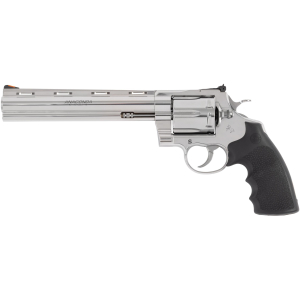 Colt Anaconda .44 Magnum 8-inch stainless steel revolver with Hogue overmolded grips