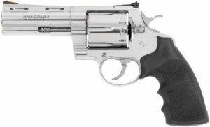 Colt Anaconda .44 Magnum stainless steel revolver with Hogue overmolded grip