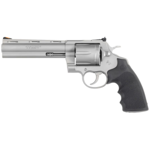 Colt Anaconda .44 Magnum 6-inch matte stainless steel revolver with Hogue rubber grip