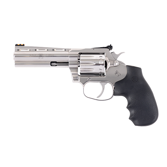 Colt King Cobra Target 22 LR 6-inch stainless revolver with Hogue overmolded grips