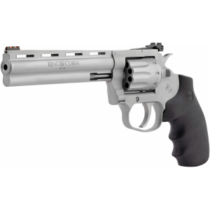 Colt King Cobra .22 LR 6 matte stainless steel revolver with Hogue grip