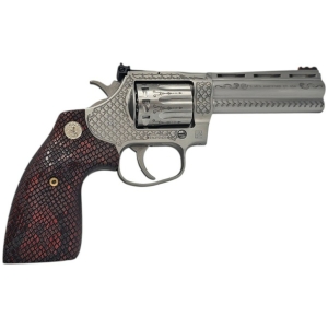 COLT King Cobra 22LR 4IN revolver engraved finish angled view