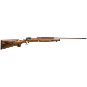 Savage Arms 12 Varminter Low Profile .223 Rem 26-inch heavy fluted stainless barrel satin brown laminate stock
