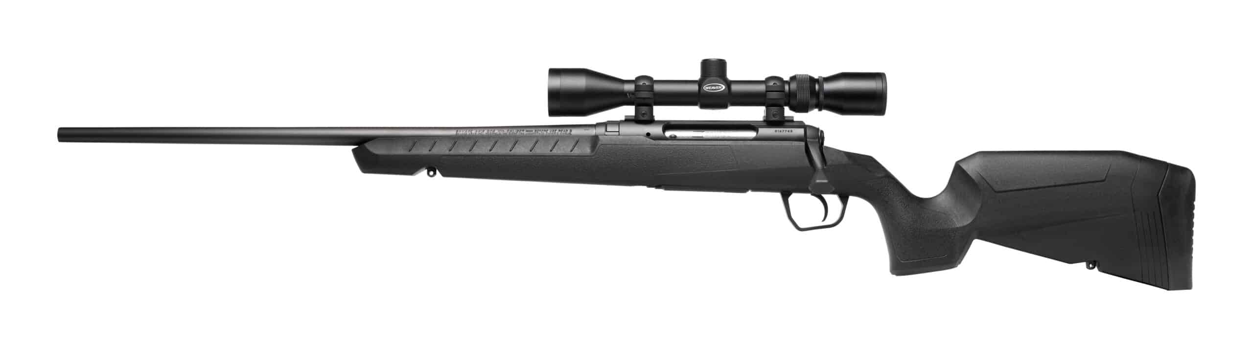 Savage Axis XP Compact .308 Win left-hand black synthetic rifle with factory 3-9x40 scope