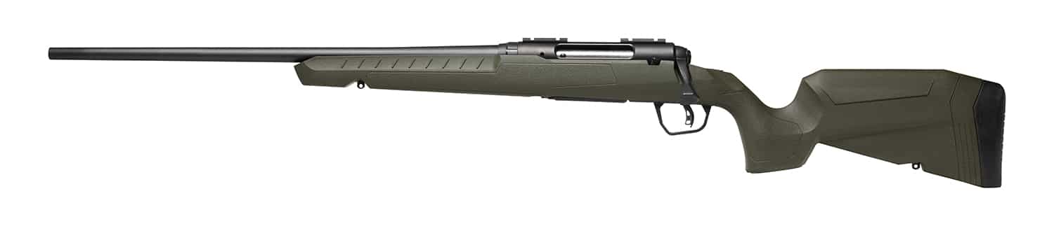 Savage AXIS 2 .270 Winchester 22-inch left-hand bolt-action rifle with green synthetic stock and matte black receiver