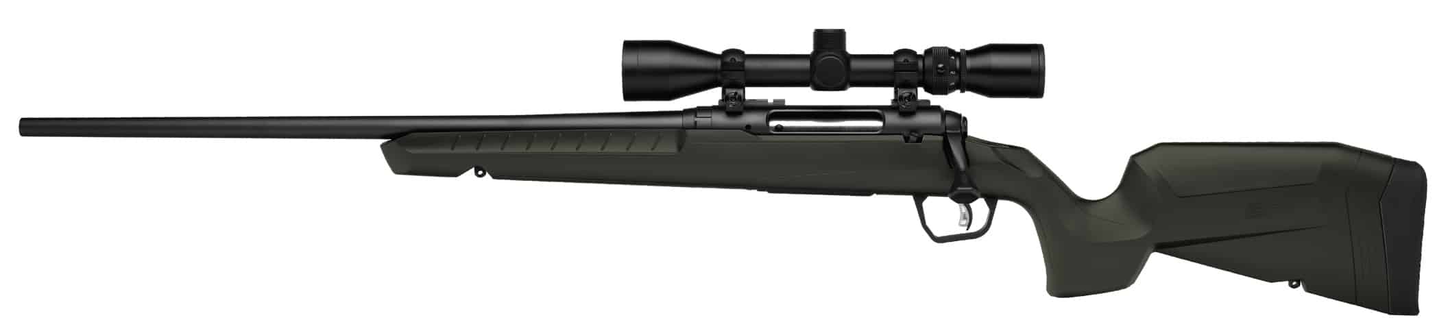 Savage AXIS 2 XP 6.5 Creedmoor 22-inch left-hand rifle with 3-9x40 scope and OD green synthetic stock