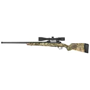 Savage 110 Apex Predator XP .204 Ruger 20in rifle with mounted Vortex Crossfire II 4-12x44 scope