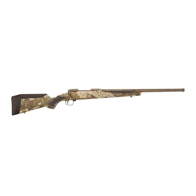 Savage 110 High Country bolt-action rifle in TrueTimber Strata camo with 22in fluted threaded barrel