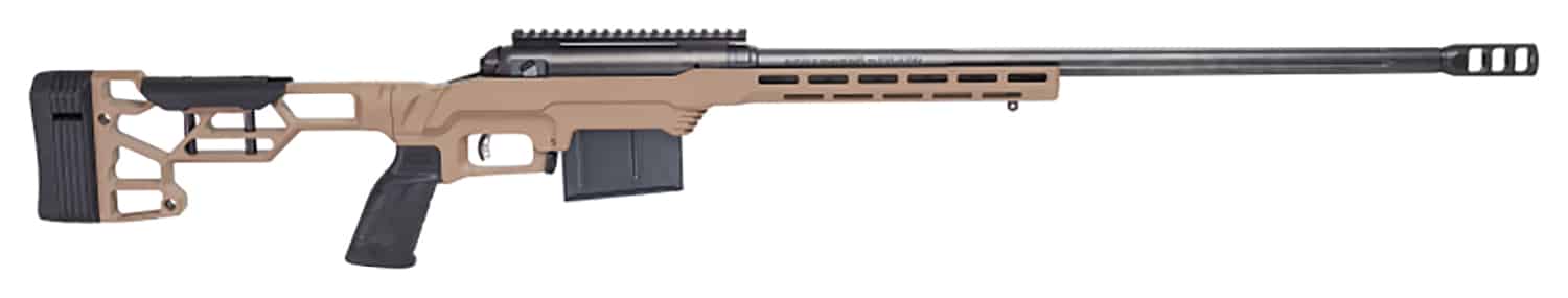 Savage 110 Precision left-hand .300 Win Mag 24in MDT LSS XL chassis FDE