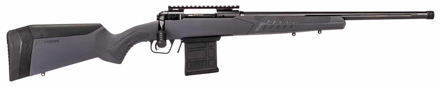 Savage 110 Tactical rifle 6mm ARC 18in threaded carbon steel barrel gray AccuStock