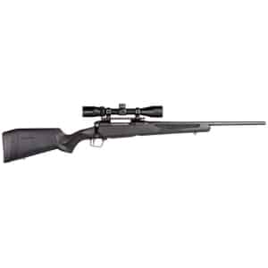 Savage 110 Apex Hunter XP 7mm PRC 22-inch bolt rifle with mounted Vortex Crossfire II 3-9x40 scope