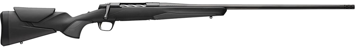 Browning X-Bolt 2 Hunter Composite rifle in matte blued finish with 22-inch barrel and black synthetic Vari‑Tech stock