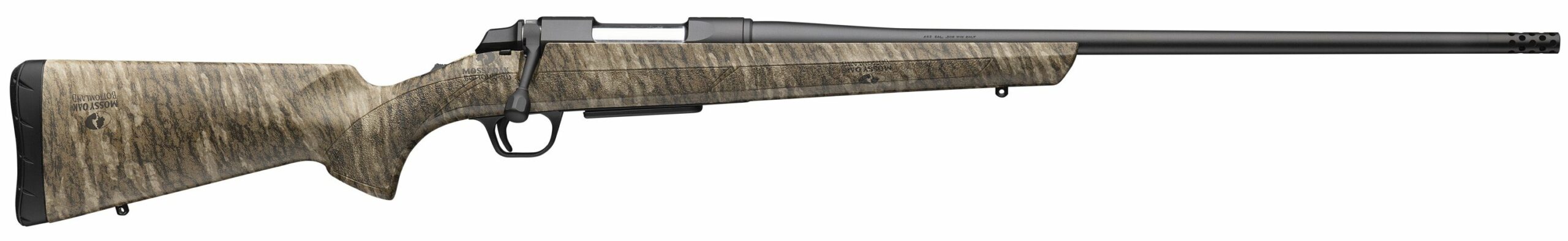 Browning AB3 .270 Win 22in Mossy Oak Bottomland synthetic stock bolt-action rifle