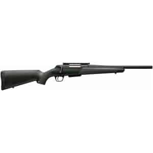 Winchester XPR Stealth SR bolt-action rifle with green synthetic stock and 16.5 inch threaded barrel