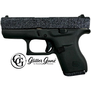 GLOCK 42 .380 ACP 3.25in with GlitterGunz Twilight sparkling finish and textured grip