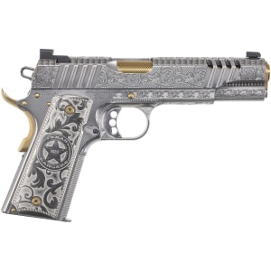 Auto-Ordnance 1911 Texas Ranger Special Edition .45 ACP 5-inch stainless with gold accents