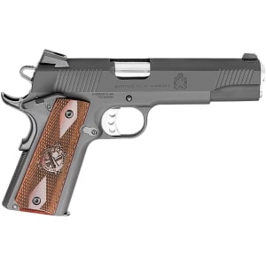 Springfield Armory 1911 Loaded .45 ACP 5-inch parkerized pistol with Cocobolo wood grips