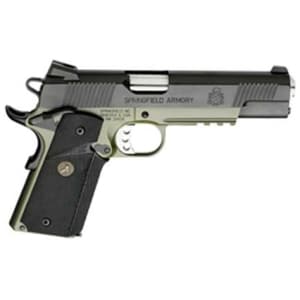 Springfield Armory 1911 Loaded Operator .45 ACP 5 inch barrel Olive Drab frame Black slide
