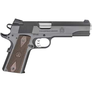 Springfield Armory Garrison 1911 9mm pistol, blued finish, 5-inch barrel, right-side view