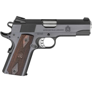 Springfield Armory 1911 Garrison .45 ACP 4.25in Blued commander pistol with wood grips