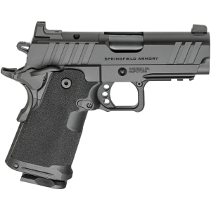 Springfield Armory 1911 DS Prodigy Compact 9mm pistol, black Cerakote, two 15-round magazines