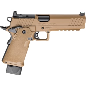 Springfield Armory 1911 DS Prodigy 9mm 5 inch Coyote Brown Cerakote optics-ready handgun
