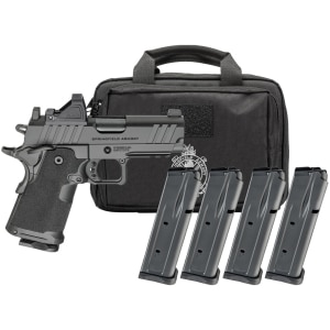 Springfield Armory 1911 DS Prodigy Compact 9mm 3.5in Gear Pac with Viridian RFX11 and four 15-round magazines