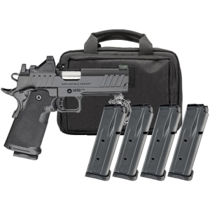 Springfield Armory 1911 DS Prodigy 9mm 4.25-inch Gear Pac with optic and four magazines