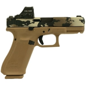 Glock 19X V-Series OR Camo 9mm with Holosun 407C X2 and ported 4.02 inch barrel