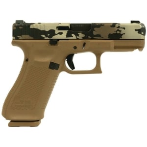 Glock V-Series 19X OR Camo 9mm with 4.02-inch ported barrel and three 17-round magazines