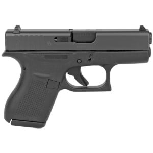 Glock 42 Gen3 .380 ACP subcompact pistol, matte black, two 6-round magazines