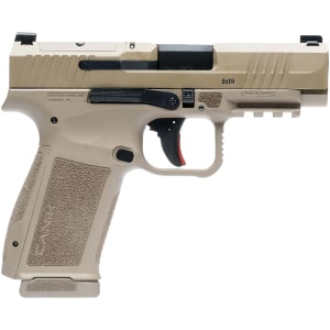 Canik METE MC9LS 9mm pistol Flat Dark Earth with two 17-round magazines