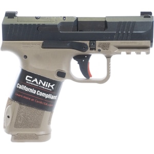 Canik Mete MC9L 9mm pistol black slide flat dark earth frame 3.18 inch barrel