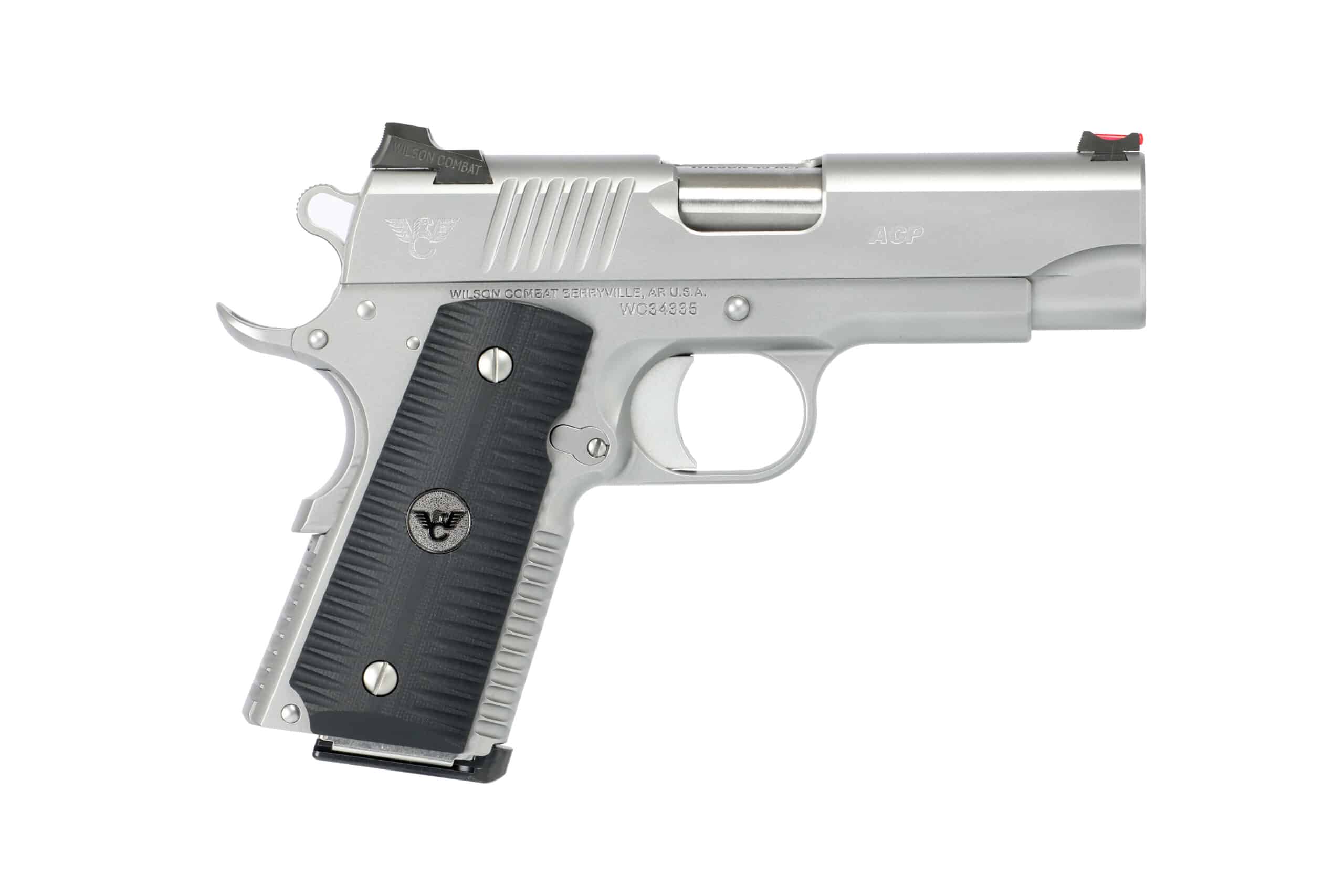 Wilson Combat ACP .45 ACP 4-inch stainless pistol with Gray G10 Eagle Claw grips