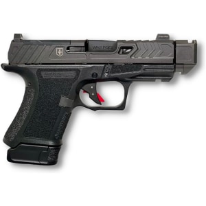 Shadow Systems CR920P War Poet 9mm sub-compact pistol, black, fluted compensated barrel, optic-ready