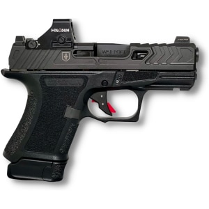 Shadow Systems CR920 War Poet 9mm pistol in black with Holosun 507K and two magazines
